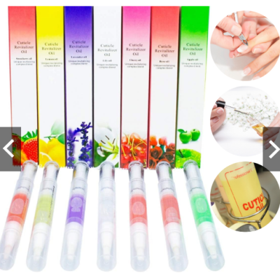 Caneta Óleo Hidratante para Cutículas Kit 6 Unidades - Tratamento Revitalizante para Unhas em Promoção Ideal para Manicure