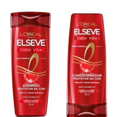 Kit Elseve Shampoo + Condicionador Tratamen. Colorvive 200ml