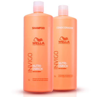 Kit Shampoo e Condicionador 1L Nutri Enrich - Wella