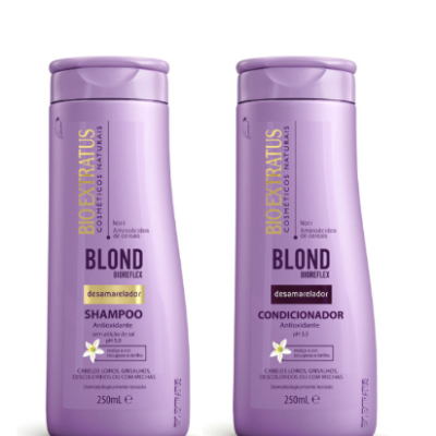 Kit Shampoo e Condicionador Blond Bioreflex Bio Extratus - 250mL
