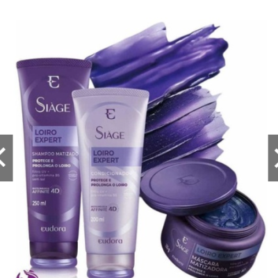Loiro Expert Shampoo + Condicionador + Máscara Matizadora Siage Eudora